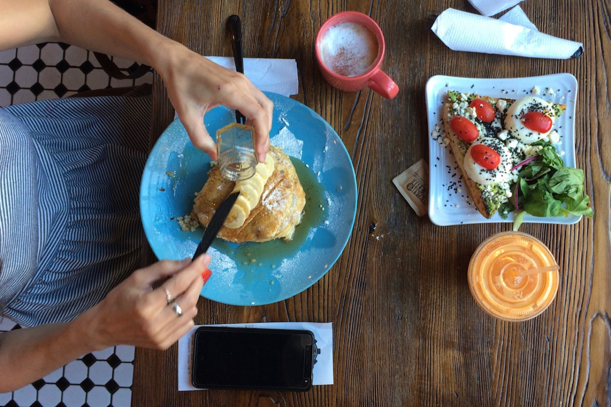 Brunch en Cocoa Grinder, New York