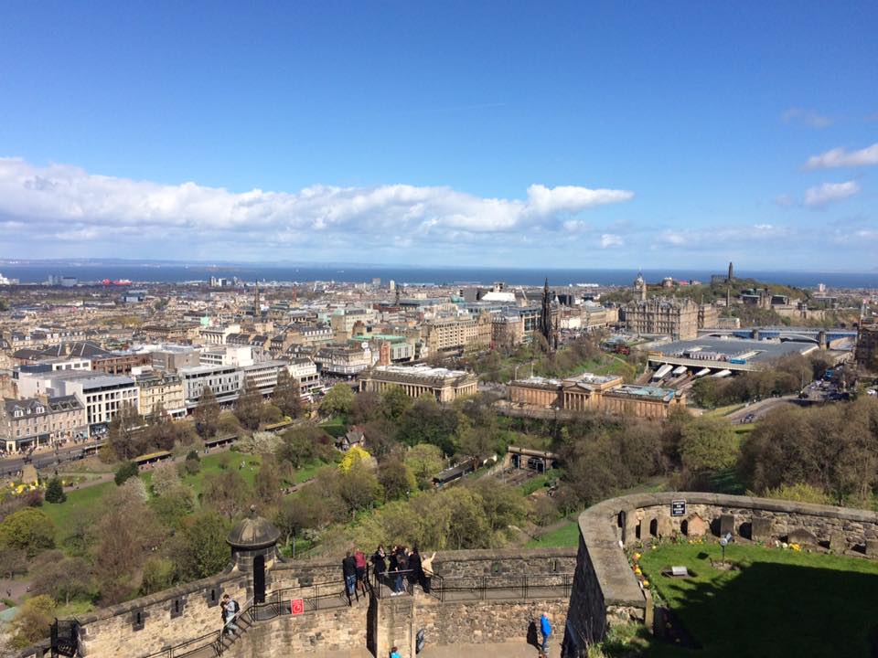 Qué ver en Edimburgo: Vistas panorámicas desde el castillo de Edimburgo