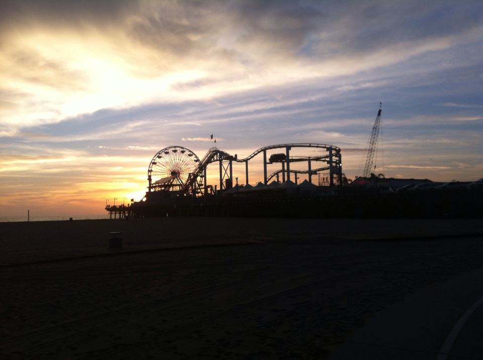 parque de atracciones en Santa Mónica pier