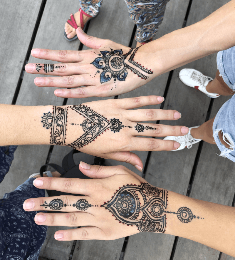 qué hacer en penang henna tattoos
