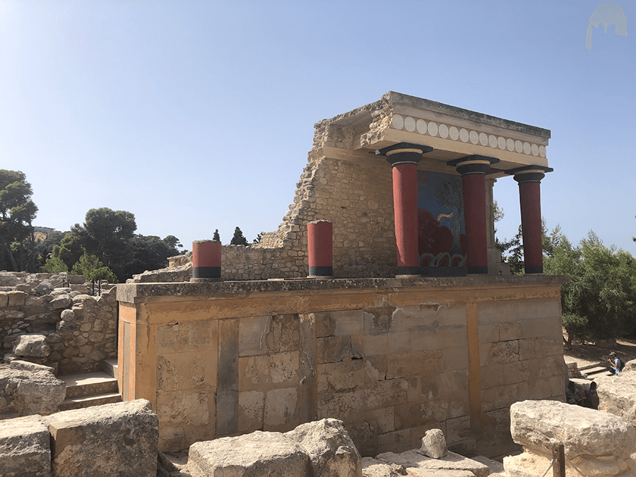 palacio de knossos en Heraklion